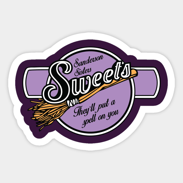 Sanderson Sister Sweets Sticker by ryandraws_stuff